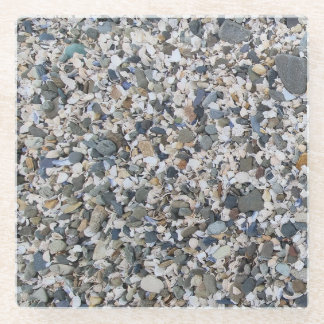 Glass Coaster With Picture of Stones