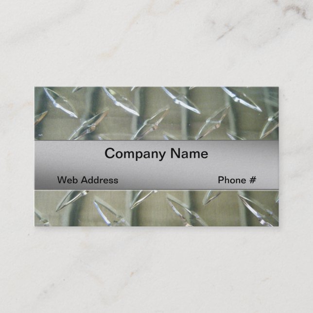 Glass Company Business Card (Front)