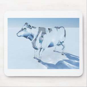 Glass Cow Mouse Mat