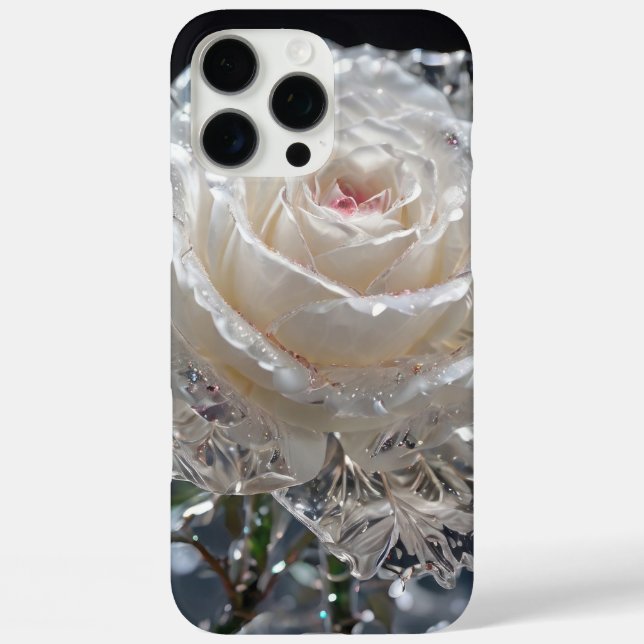 Glass Crystal Rose  Case-Mate iPhone Case (Back)