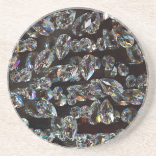 Glass Crystals Reflections Coaster