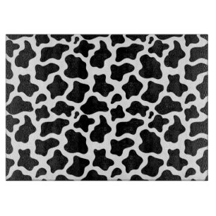 Glass Cutting Board Cow
