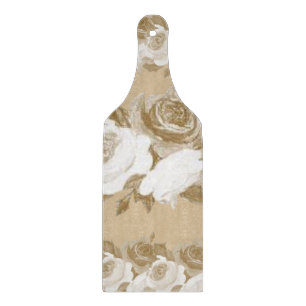Glass Cutting Board Floral