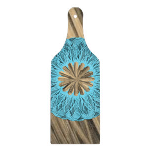 Glass Cutting Board Floral