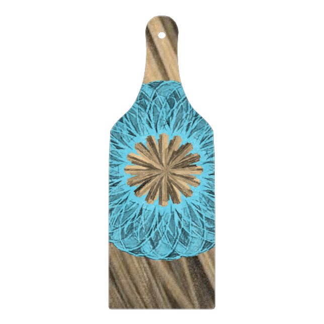 Glass Cutting Board Floral (Front)