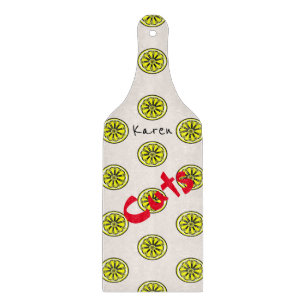 Glass Cutting Board Lemon