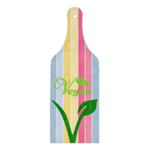 Glass Cutting Board Stripe Vegan