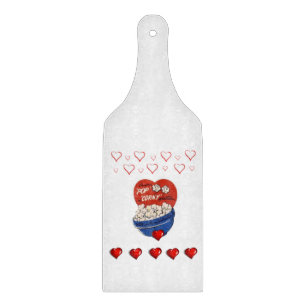 Glass Cutting Board Valentine's Day
