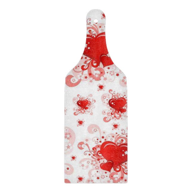 Glass Cutting Board Valentine's Day (Front)