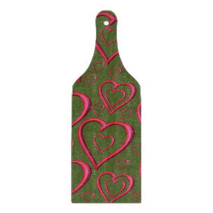 Glass Cutting Board Valentine's Day