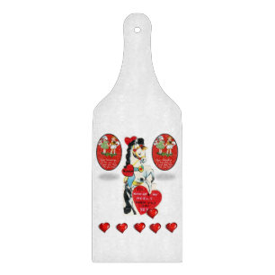 Glass Cutting Board Valentine's Day