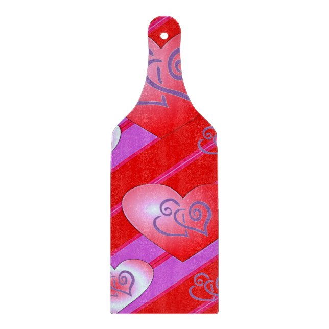 Glass Cutting Board Valentine's Day (Front)