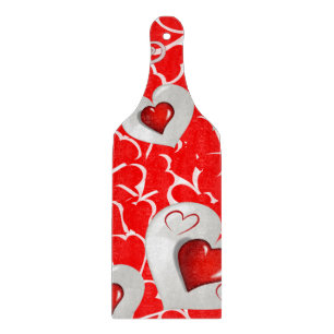 Glass Cutting Board Valentine's Day