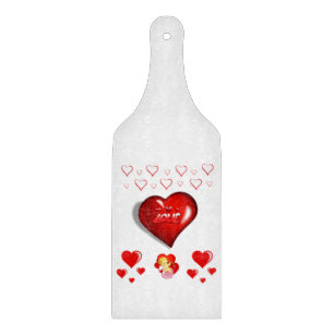 Glass Cutting Board Valentine's Day