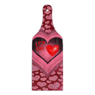 Glass Cutting Board Valentine's Day