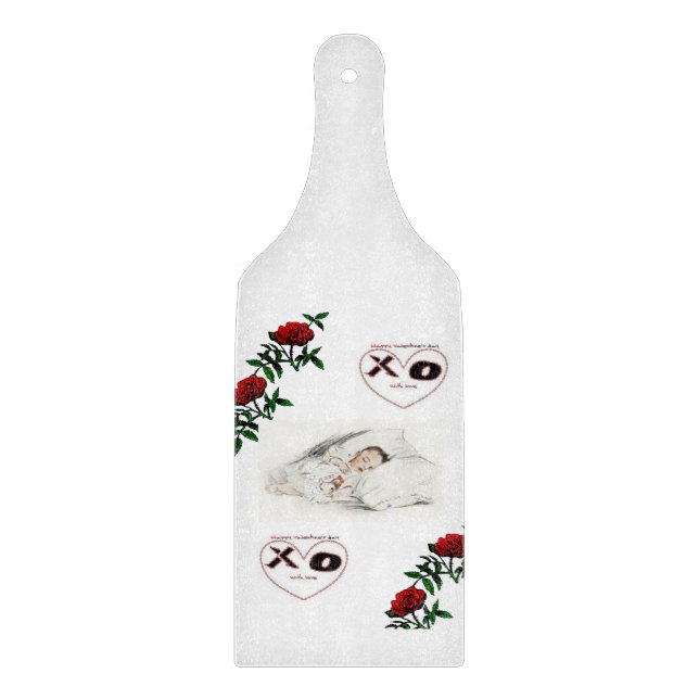 Glass Cutting Board Valentine's Day (Front)