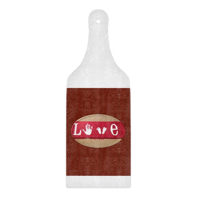 Glass Cutting Board Valentine's Day (Front)