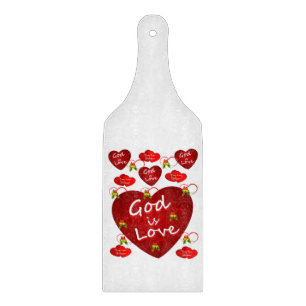 Glass Cutting Board Valentine's Day