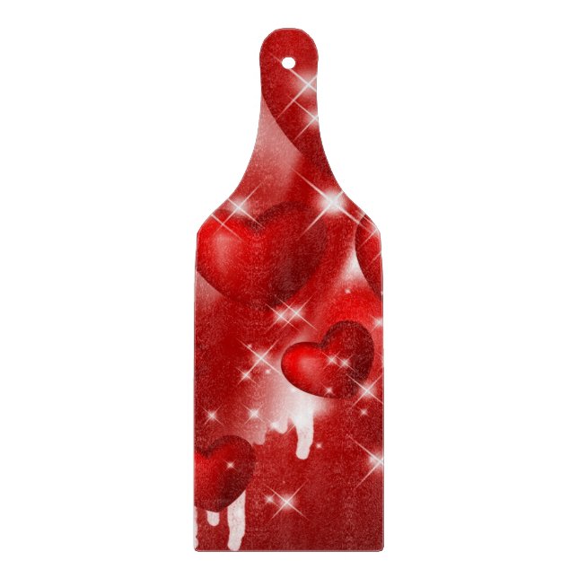 Glass Cutting Board Valentine's Day (Front)