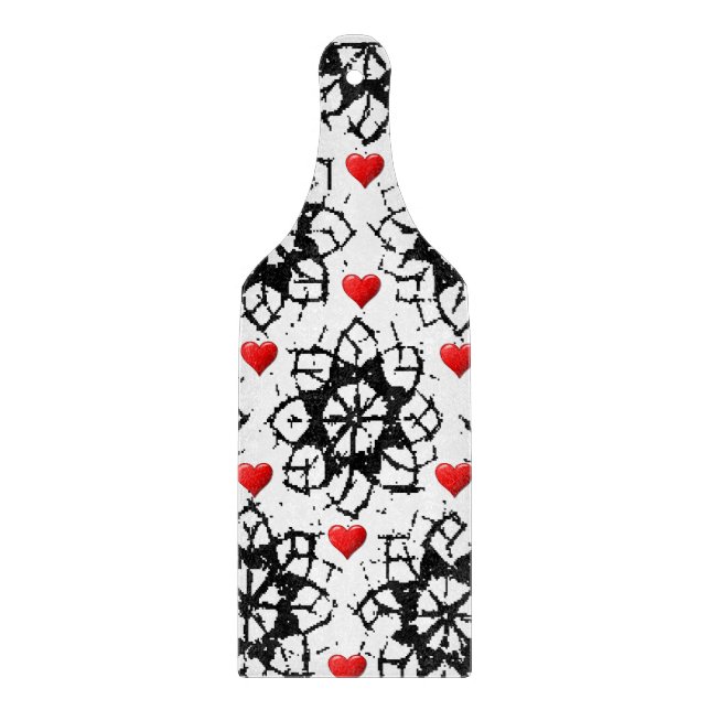 Glass Cutting Board Valentine's Day (Front)