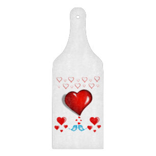Glass Cutting Board Valentine's Day