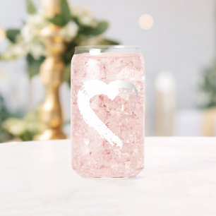Glass Drinkware Moon Heart 