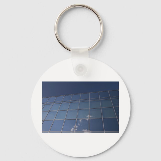 glass facade - corporate building key ring (Front)