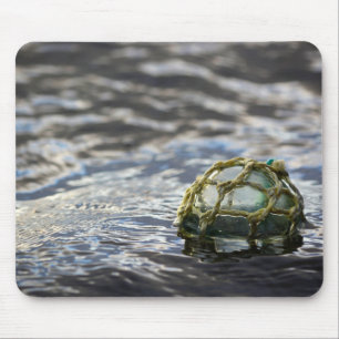 Glass Fishing Float Portrait Mouse Mat