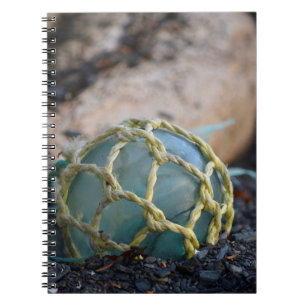 Glass Fishing Float, Vertical Notebook