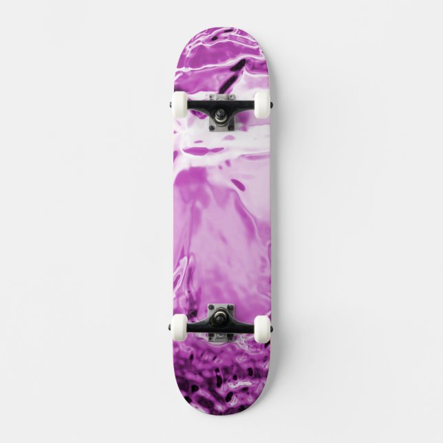 Glass Flower Purple Skateboard (Front)