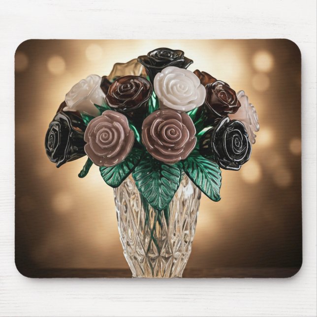 Glass Flowers  Mouse Mat (Front)
