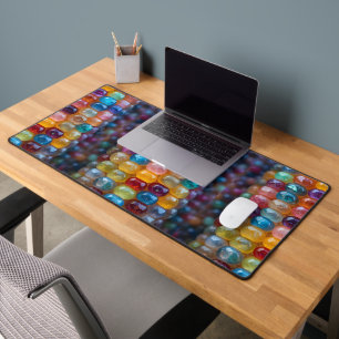 Glass Gem Corn Cross-Section Desk Mat