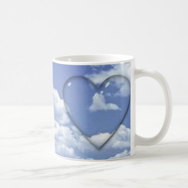 Glass Hearts Coffee Mug (Right)