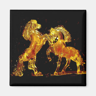 Glass Horses of Murano Italy Magnet