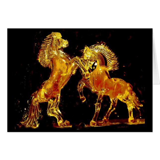 Glass Horses of Venice Italy (Front Horizontal)