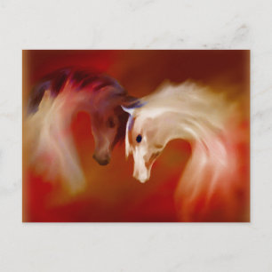 "Glass Horses" ~ Postcard
