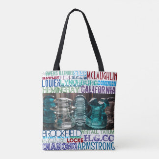 Glass Insulator manufacturers Collectors Tote
