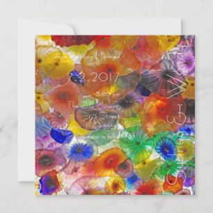 Glass Lights Wedding Invitation