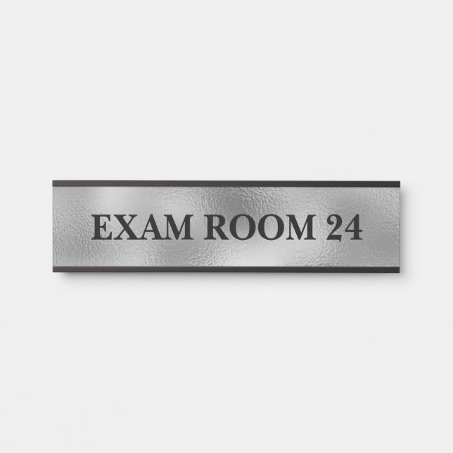 Glass Look Doctor Doctor's Sign Signs Exam Room (Front)