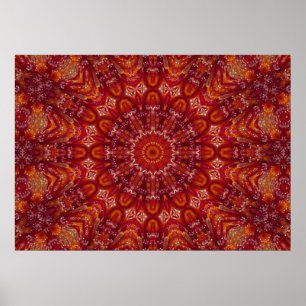 Glass Mandala Poster