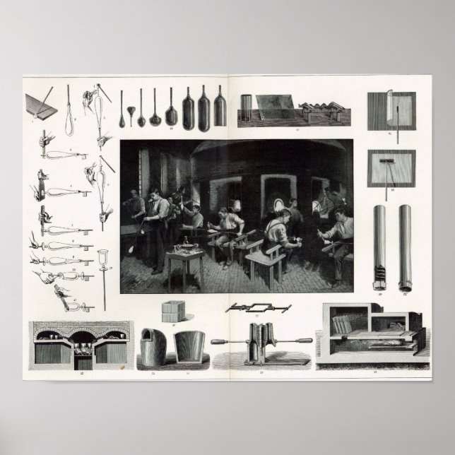 Glass manufacture poster (Front)