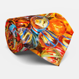 Glass marble colourful game marbles old school tie