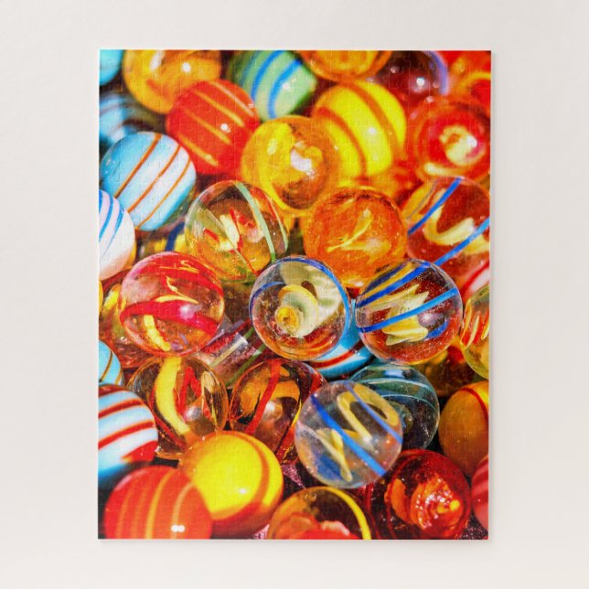 Glass marbles jigsaw puzzle (Vertical)