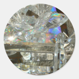 Glass, Marbles & Mirror Classic Round Sticker