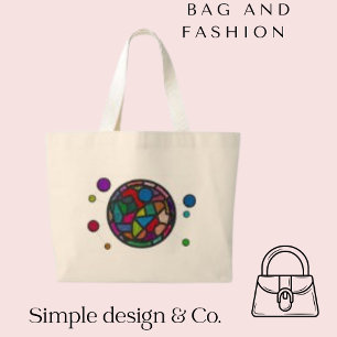 Glass Minimalist  Sacred Colour Texture Tote Bag