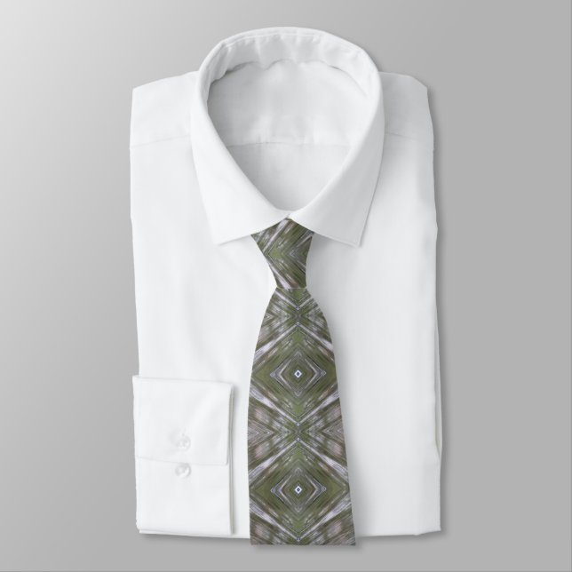 Glass mirrored pattern tie (Tied)