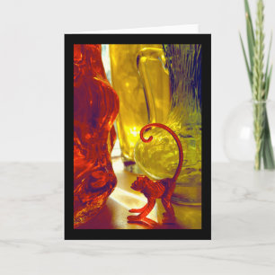 Glass Monkey Card