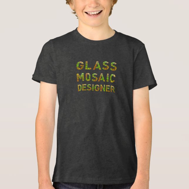 Glass Mosaic Designer Shirt  (Front)