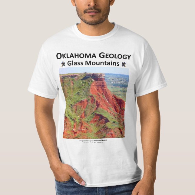 Glass Mountains I - Permian Red Beds T-Shirt (Front)