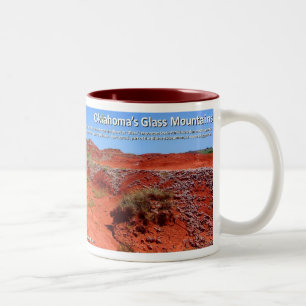 Glass Mountains IV - Permian Red Beds Two-Tone Coffee Mug